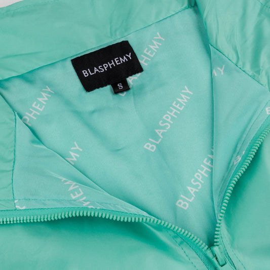 Turquoise Windbreaker Jacket