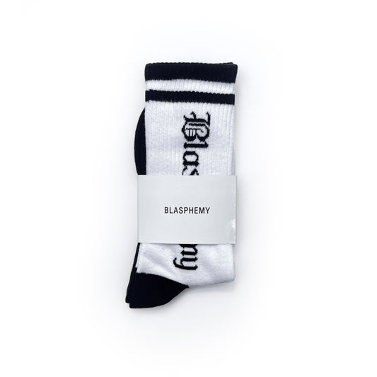 Black & White Knit Socks