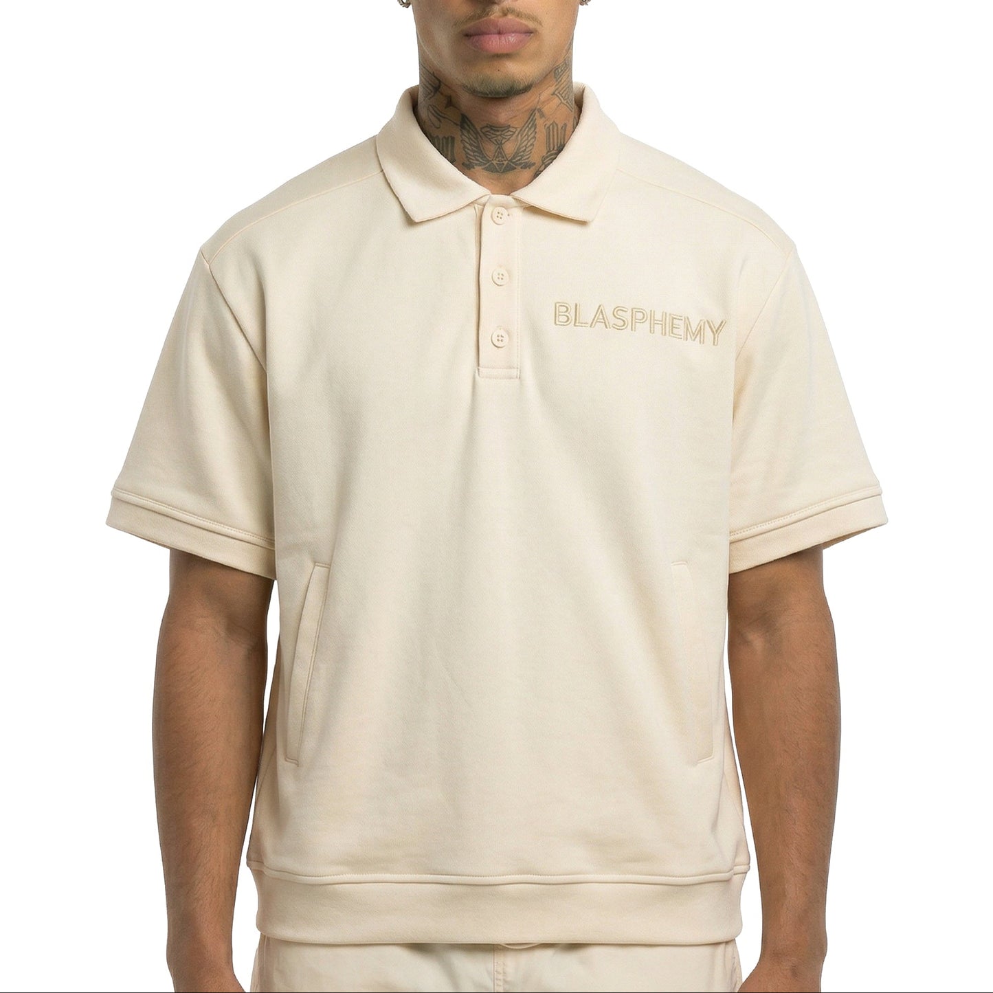 Beige Polo shirt