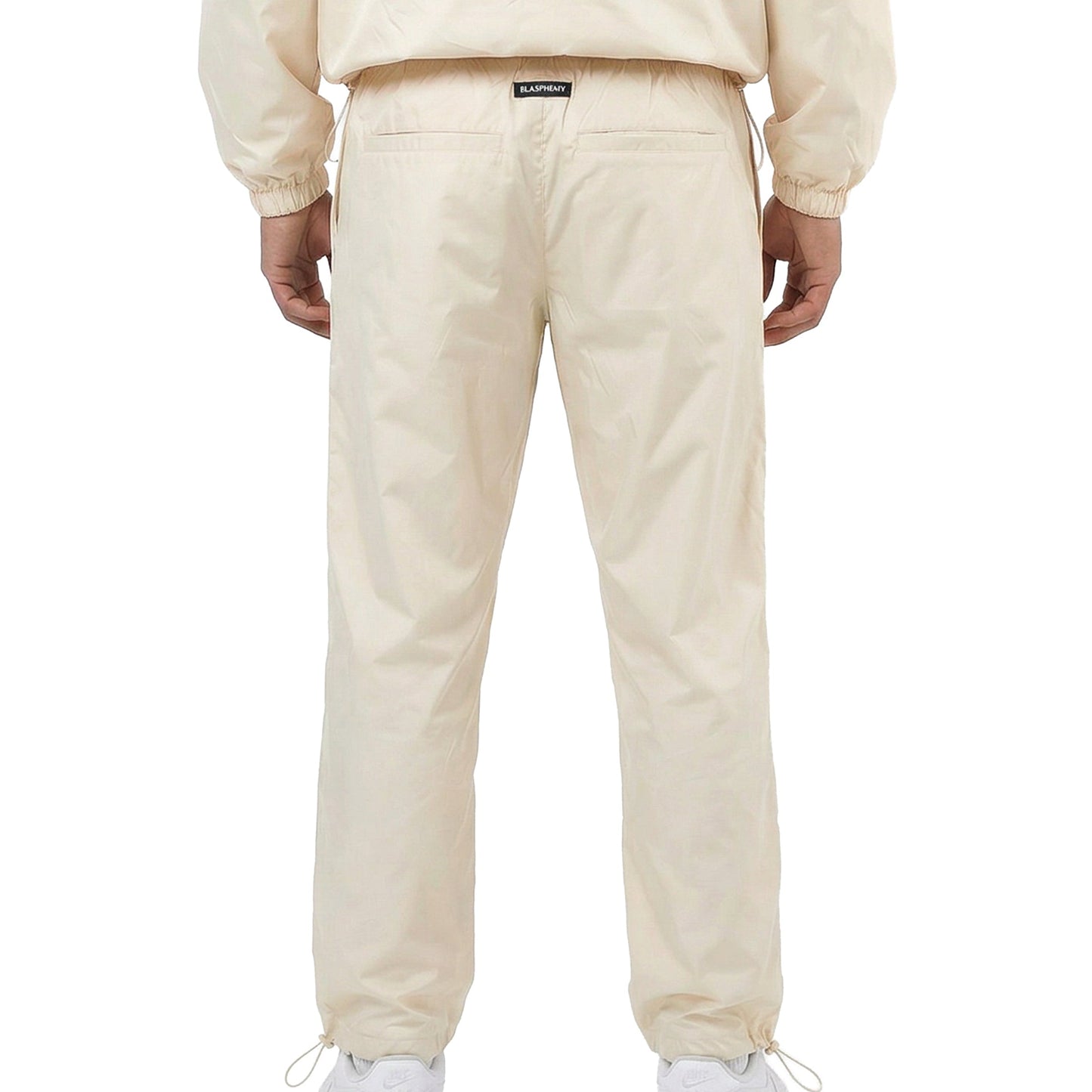 Beige Windbreaker Pants