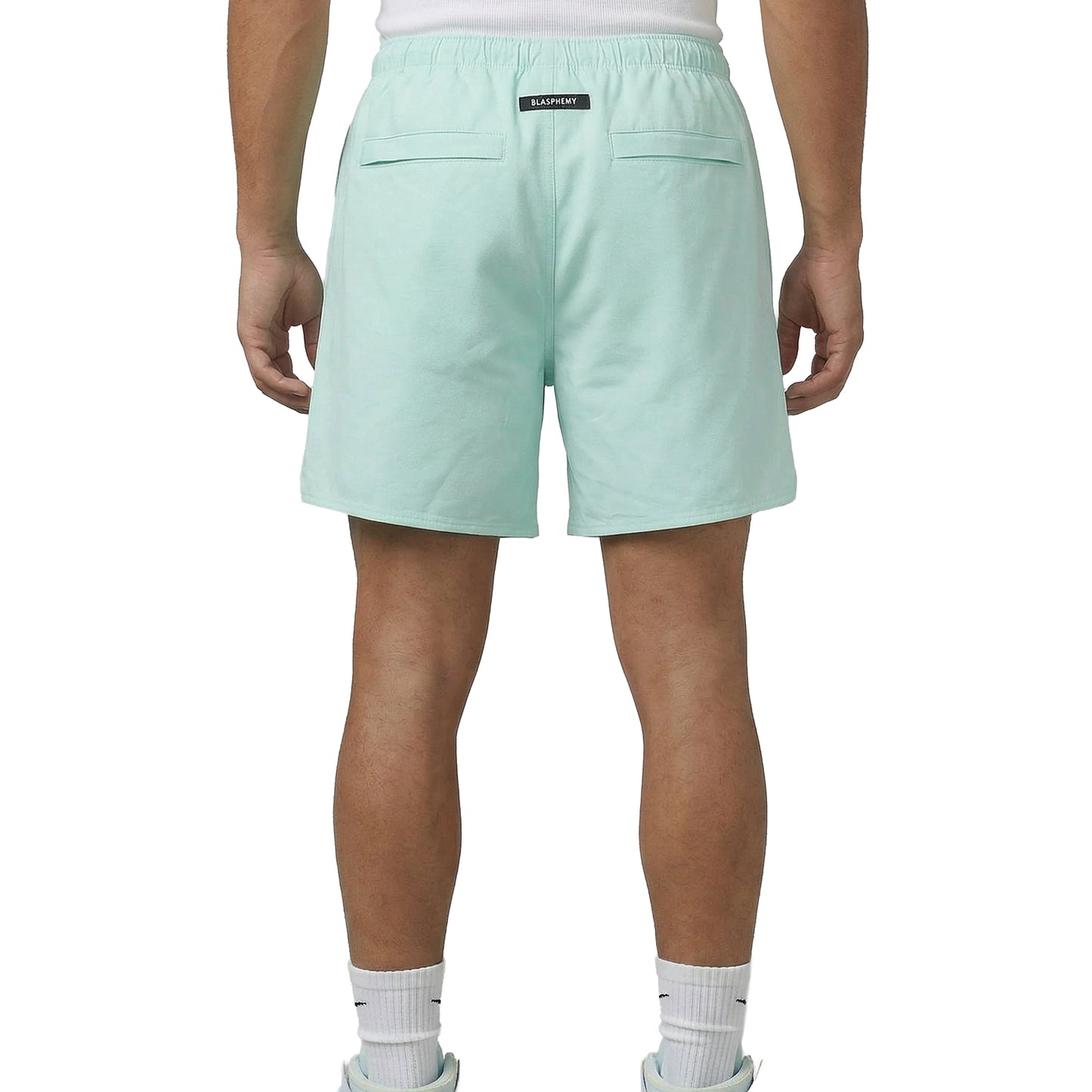 Turquoise Front Pocket Shorts