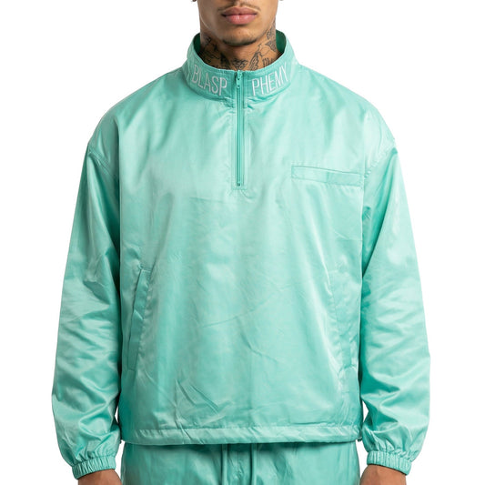 Turquoise Windbreaker Jacket