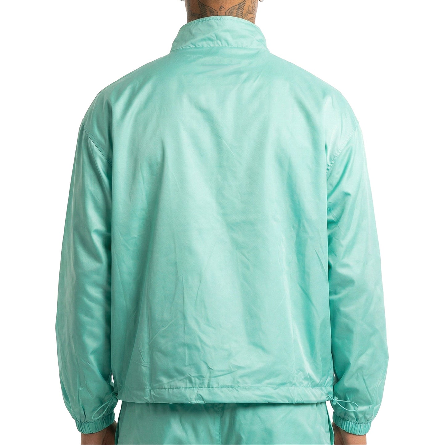 Turquoise Windbreaker Jacket