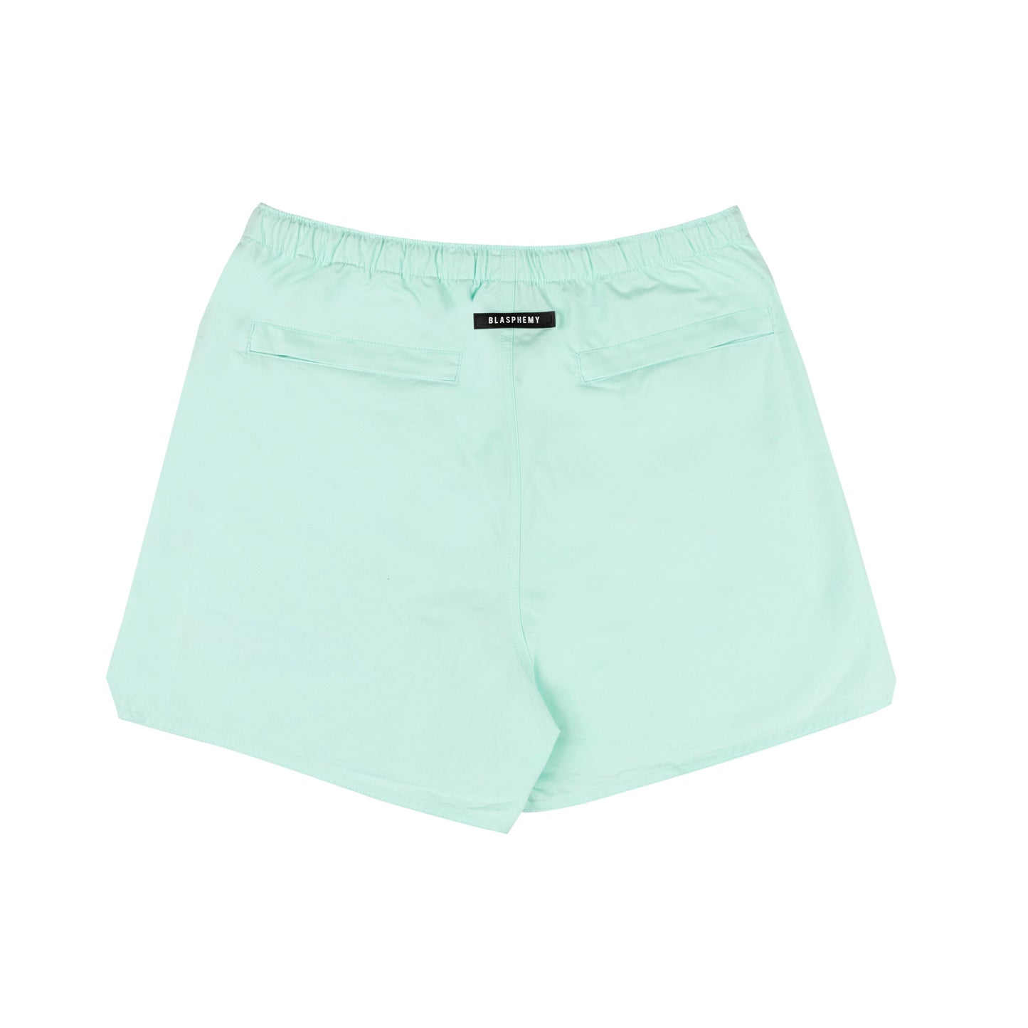 Turquoise Front Pocket Shorts