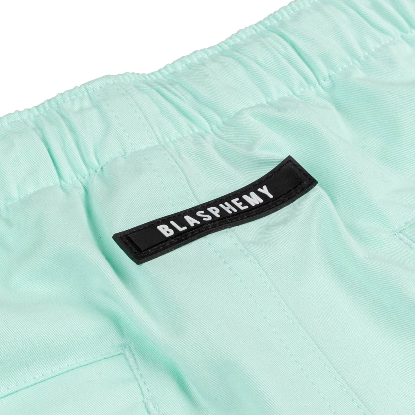 Turquoise Front Pocket Shorts