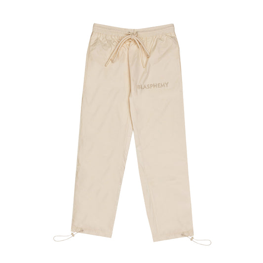 Beige Windbreaker Pants